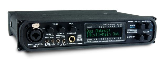 The unit can be fully-controlled from the front panel without need for a computer